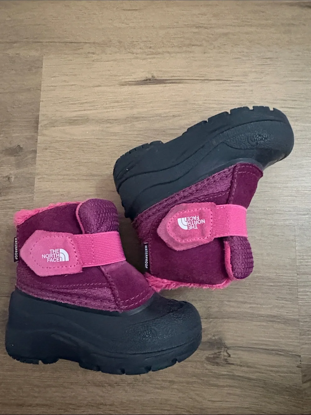 The North Face Kids Pink & Magenta Snow Boots